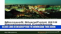 [PDF] Microsoft SharePoint 2010 development cookbook Full Online