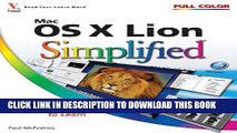 Collection Book Mac OS X Lion Simplified