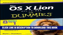 New Book Mac OS X Lion All-in-One For Dummies
