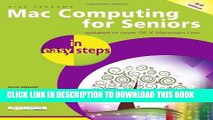 New Book Mac Computing for Seniors in easy steps: Covers OS X Mountain Lion