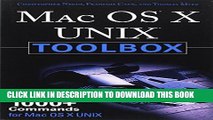 New Book MAC OS X UNIX Toolbox: 1000  Commands for the Mac OS X