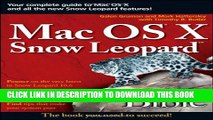 New Book Mac OS X Snow Leopard Bible