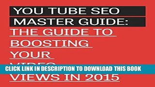 [PDF] YouTube Views: YouTube SEO Master Guide 2015 Popular Online