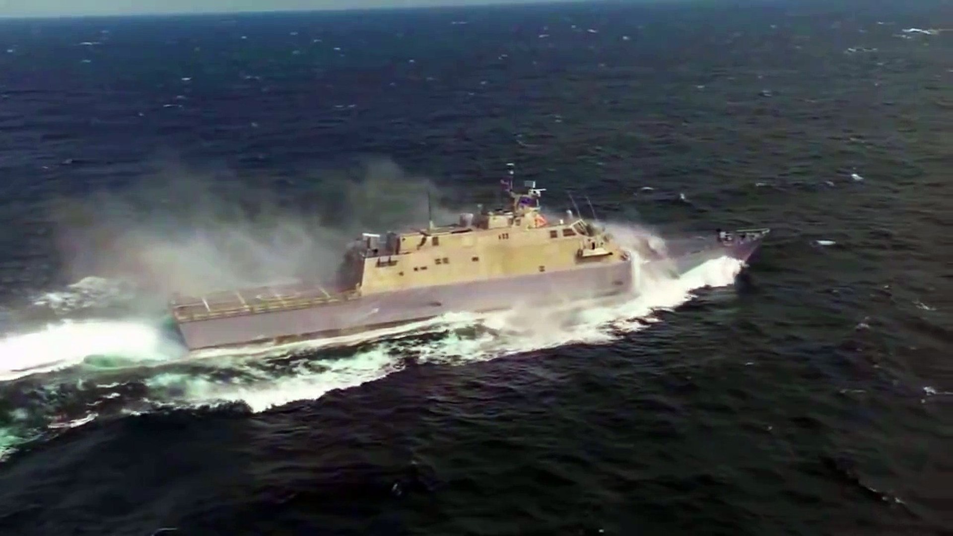 ⁣NAVSEA - USS Milwaukee (LCS 5) High Speed Testing