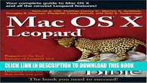 New Book Mac OS X Leopard Bible