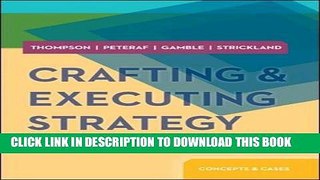 Collection Book Crafting   Executing Strategy: The Quest for Competitive Advantage:  Concepts and
