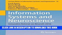 [PDF] Information Systems and Neuroscience: Gmunden Retreat on NeuroIS 2016 (Lecture Notes in