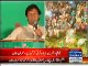 Aerial view of PTI Jhelum jalsa during Imran Khan's speech