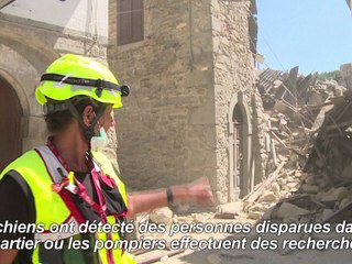 Séisme en Italie: au moins 120 morts, les recherches continuent