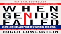 [Download] When Genius Failed: The Rise and Fall of Long-Term Capital Management Paperback