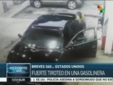 EE.UU.: cámaras de seguridad de gasolinería en Atlanta graban tiroteo