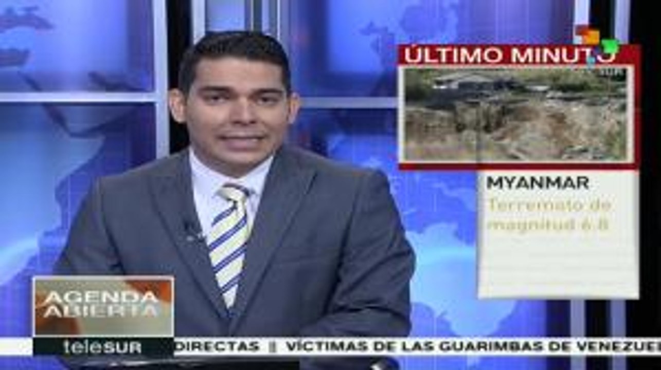Sismo de 6.8 grados Richter sacude Myanmar; se siente en Nepal e India