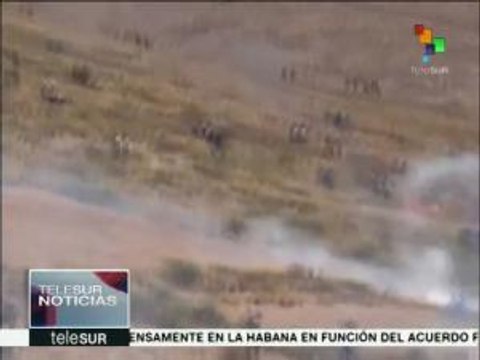 Diez detenidos y varios heridos en protestas de mineros bolivianos