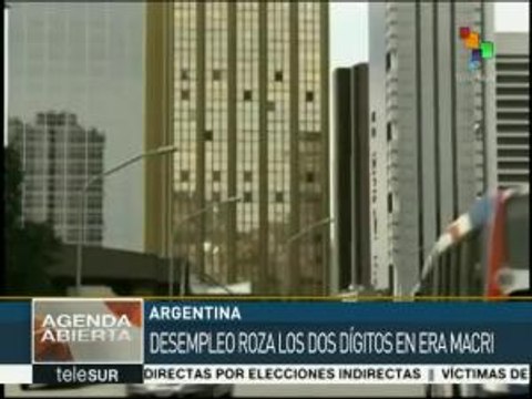 Crece desempleo en Argentina desde la llegada del pdte. Mauricio Macri