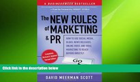 READ book  The New Rules of Marketing and PR: How to Use Social Media, Blogs, News Releases,