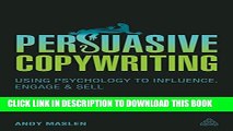 [Download] Persuasive Copywriting: Using Psychology to Influence, Engage and Sell (Cambridge