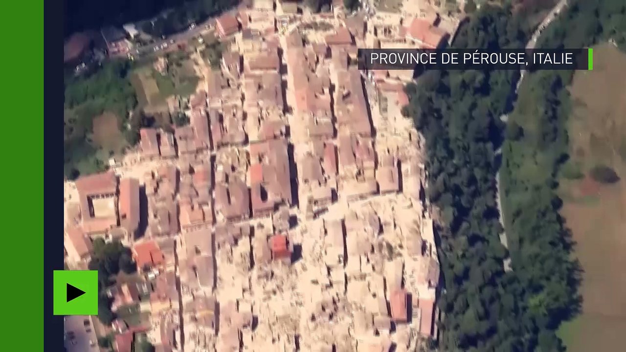 Des images aériennes dévoilent l’ampleur de la catastrophe en Italie