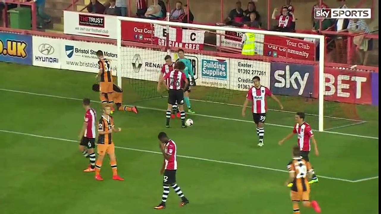 Exeter 1 - 3 Hull City