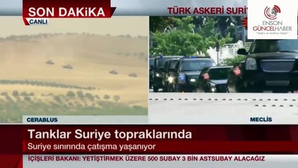 Download Video: Tanklarımız, Suriye Topraklarını Bombalayarak Suriye Topraklarına girdi