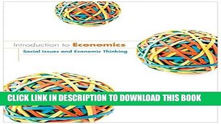 New Book Introduction to Economics: Social Issues and Economic Thinking