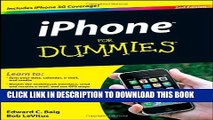 Collection Book iPhone For Dummies (For Dummies (Lifestyles Paperback))