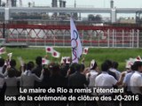 JO-2020: le drapeau olympique de retour à Tokyo après un demi-siècle