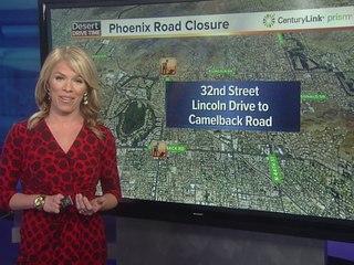 Traffic alert: 32nd Street in Phoenix to be closed for two weeks