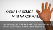 Affordable Life Insurance Quote in Pembroke Pines FL