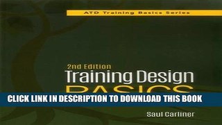 Collection Book Training Design Basics