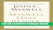 Collection Book The Maxwell Daily Reader
