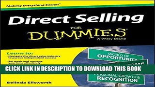 [Download] Direct Selling For Dummies Hardcover Free