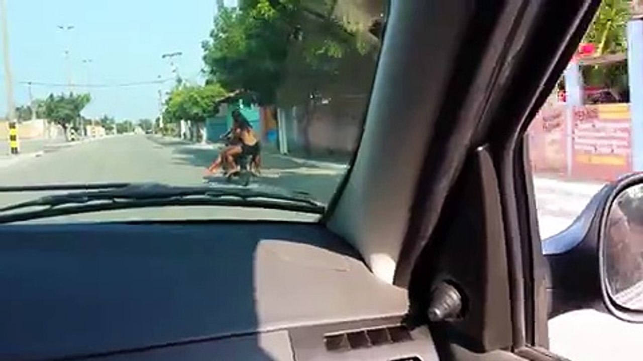 4-Person Motorcycle Wipeout