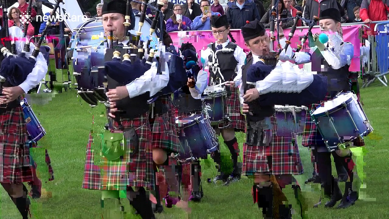 World Bagpipes Championship in Scotland video Dailymotion