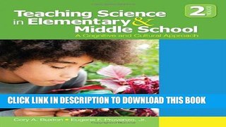 Collection Book Teaching Science in Elementary and Middle School: A Cognitive and Cultural Approach
