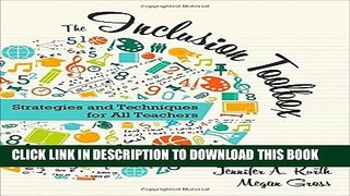 New Book The Inclusion Toolbox: Strategies and Techniques for All Teachers