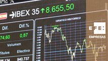 El Ibex 35 suma un 0,87% y consolida los 8.600 puntos gracias a la banca