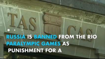Russia banned from Paralympic Games  after losing appeal