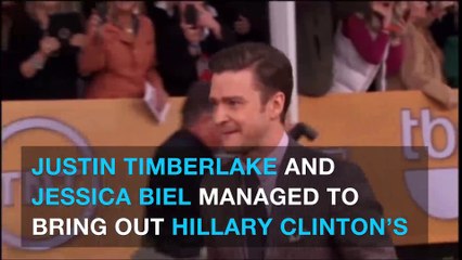 At L.A Fundraiser, Hillary Clinton hit the Photo booth with Justin Timberlake