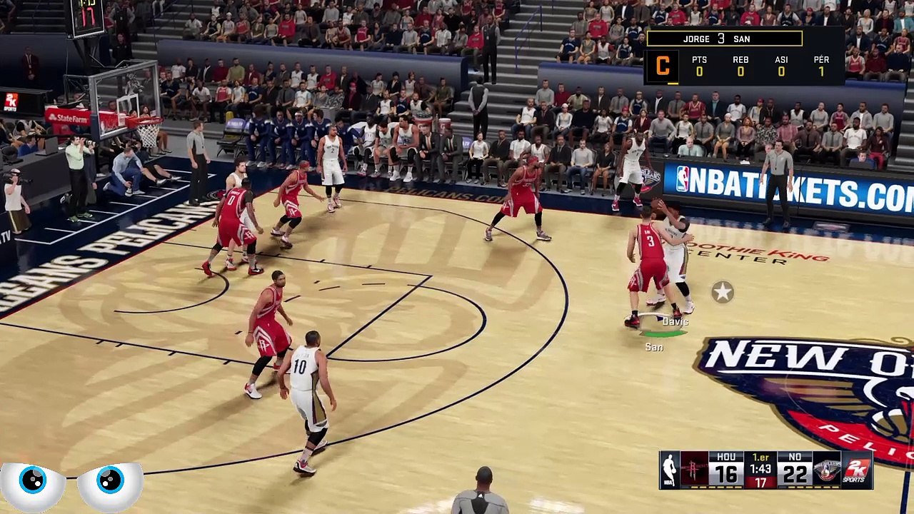 NBA 2K16 ROCKETS - Pelicans