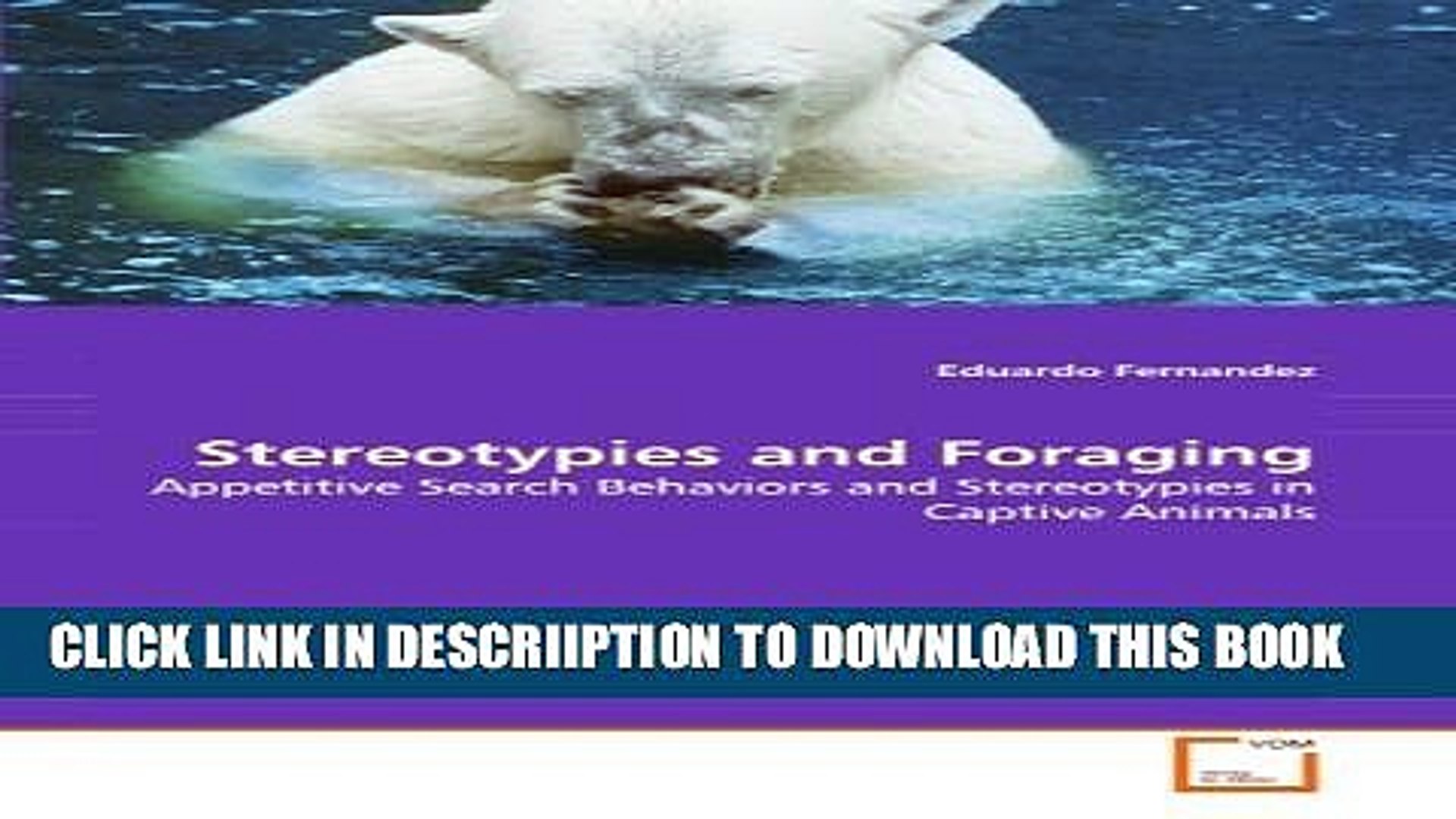 ⁣[PDF] Stereotypies and Foraging: Appetitive Search Behaviors and Stereotypies in Captive Animals