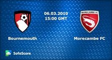 Morecambe FC 1-2 Bournemouth - All Goals & Full Highlights - EFL Cup 24.08.2016 HD