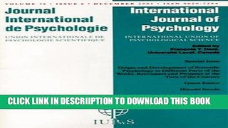 [PDF] Origin and Development of Scientific Psychology in Different Parts of the World: Retrospect