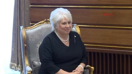 Erdoğan, Avrupa Konseyi Dönem Başkanı Marina Kaljurand'ı Kabul Etti