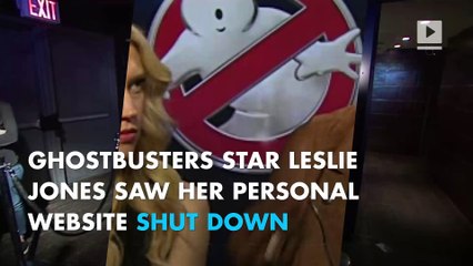 Leslie Jones' website goes down after hackers post nude photos