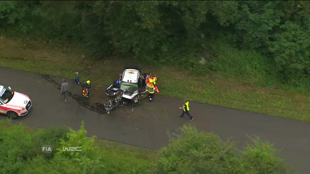 Lefebvre Big Crash 2016 WRC Germany