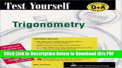 [Read] Test Yourself: Trigonometry Ebook Free