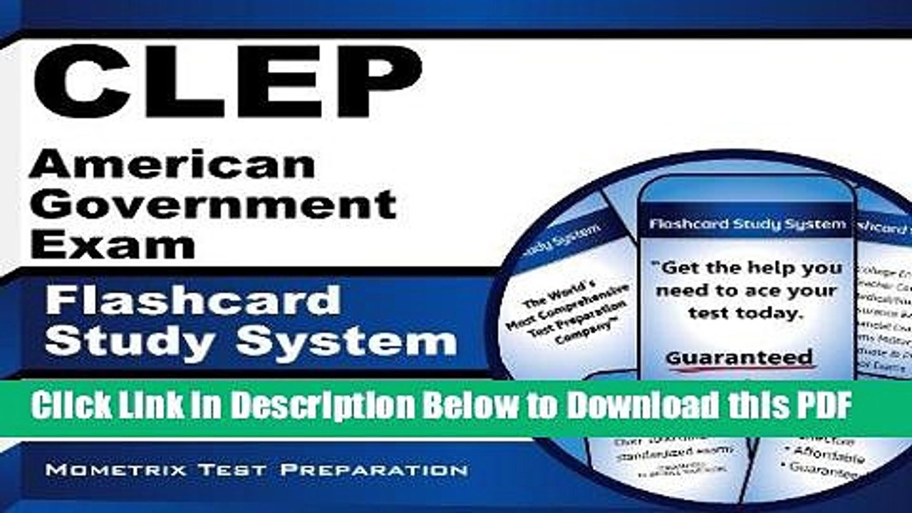 [Read] CLEP American Government Exam Flashcard Study System: CLEP Test Practice Questions   Review