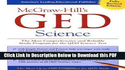 [Read] McGraw-Hill s GED Science Free Books