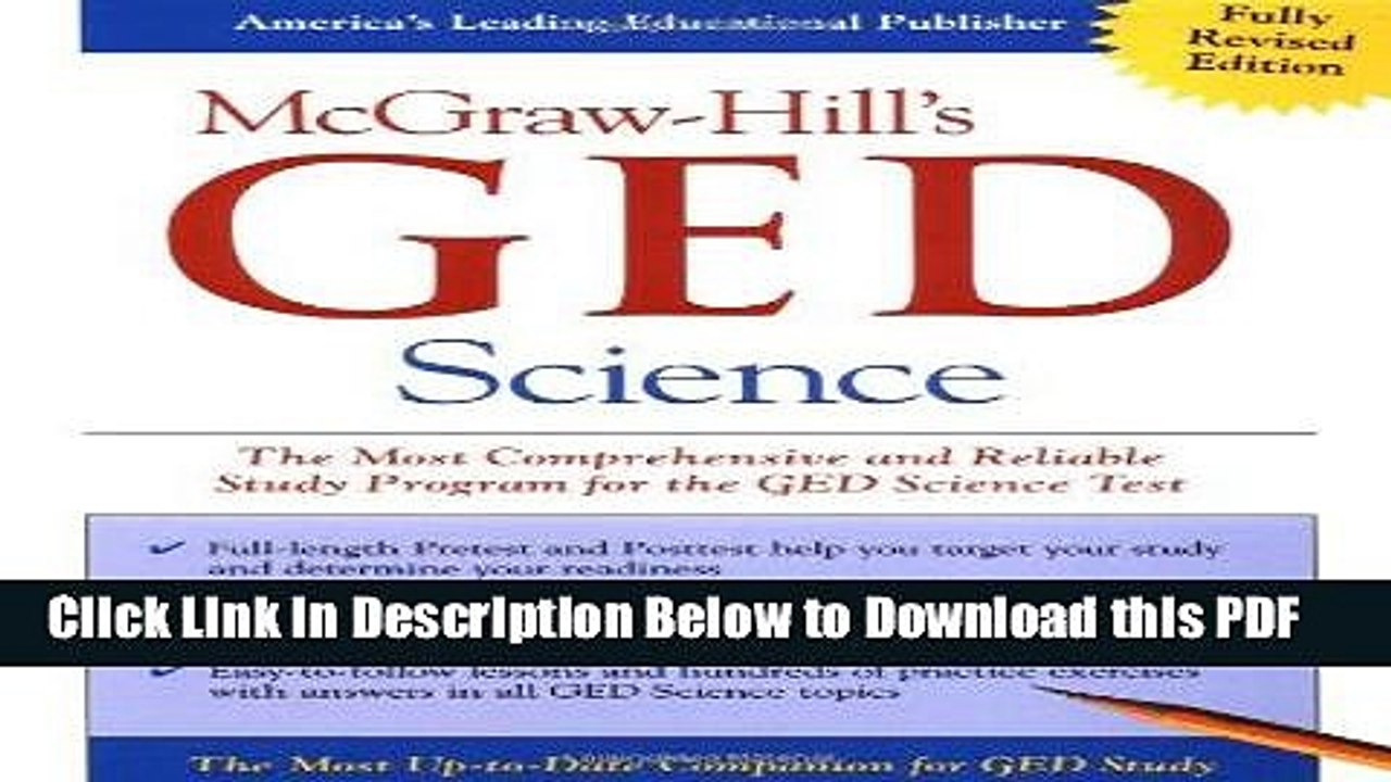 [Read] McGraw-Hill s GED Science Free Books