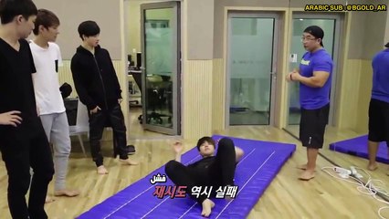 Team B Hwang Ssabu Training ARABICSUB